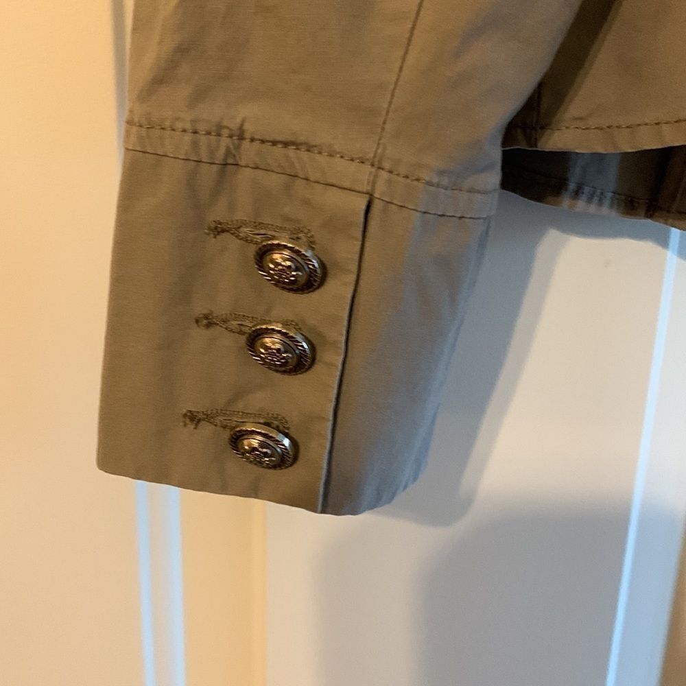 I-N-C International Concepts Large Zip Up Militar… - image 3